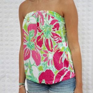 Lilly Pulitzer Strapless Top